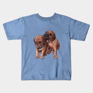 Rhodesian Ridgeback Brothers Kids T-Shirt